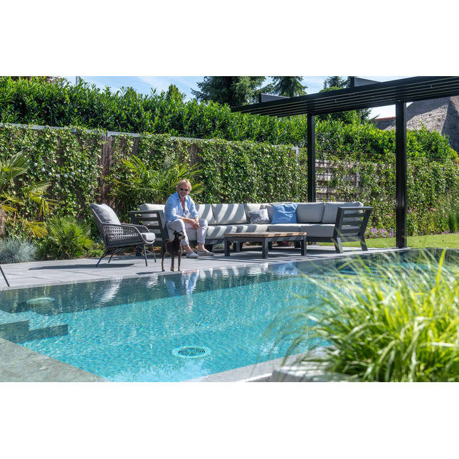 4 Seasons Outdoor Meteoro loungeset + center + Capitol salontafel 90 x 90 cm