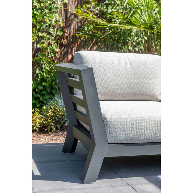 4 Seasons Outdoor Meteoro loungeset + center + Capitol salontafel 90 x 90 cm