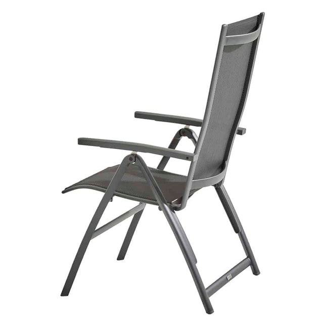 Taste 4SO Cadiz verstelbare stoel + Ridge tafel antraciet 220 cm