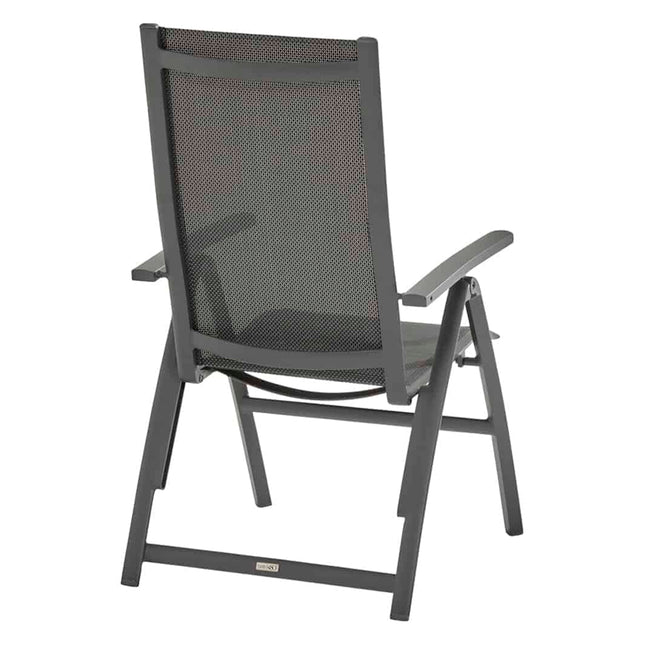 Taste 4SO Cadiz verstelbare stoel + Ridge tafel antraciet 220 cm