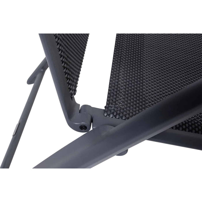 Taste 4SO Cadiz verstelbare stoel + Ridge tafel antraciet 220 cm