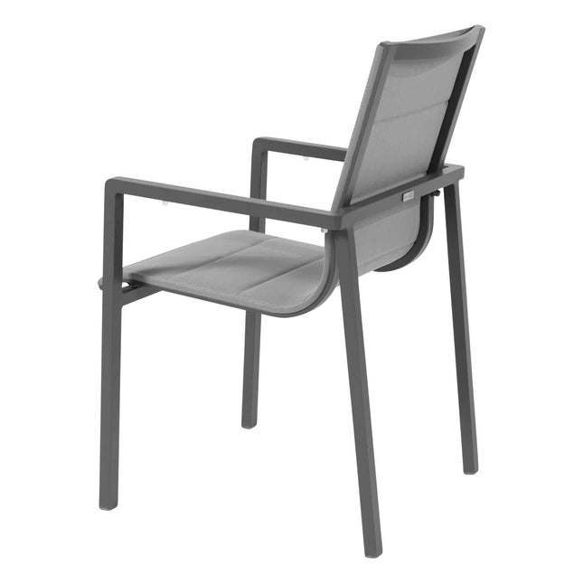 Taste 4SO Bari stapelbare dining stoel + Optimum uitschuiftafel keramiek 220-280-340 cm