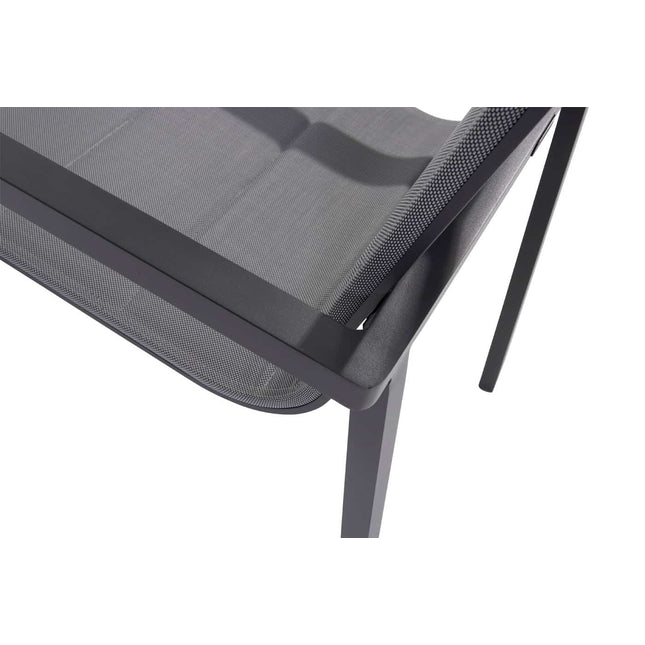 Taste 4SO Bari stapelbare dining stoel + Optimum uitschuiftafel keramiek 220-280-340 cm