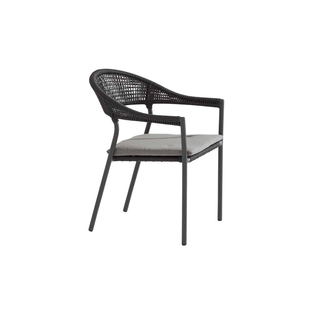 Taste 4SO Sienna dining + Prado teak tafel 130 Ø cm