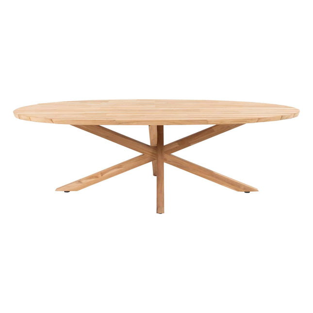 4 Seasons Outdoor Puccini dining + Taste 4SO Prado teak tafel ovaal 240 cm