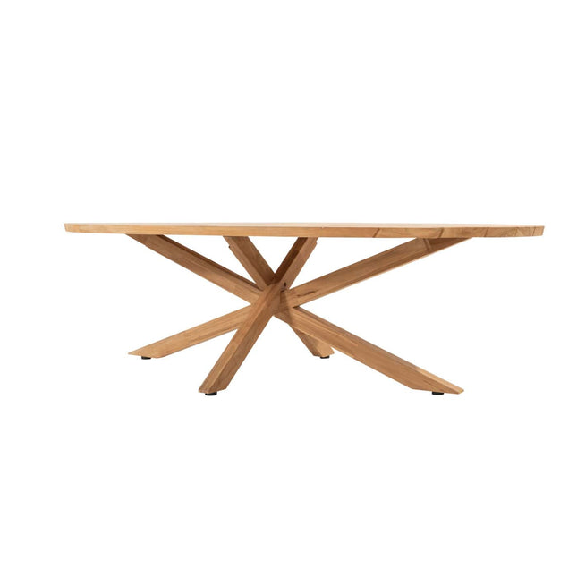 4 Seasons Outdoor Jura dining + Taste 4SO Prado teak tafel ovaal 240 cm