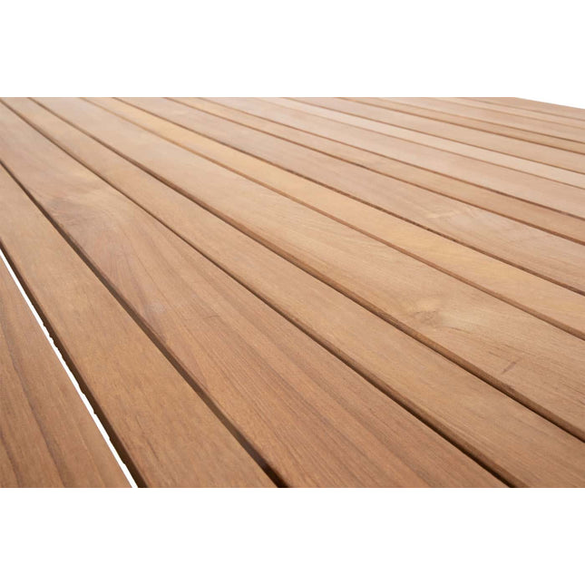 Taste 4SO Tosca dining antraciet + Ridge teak tafel 220 cm