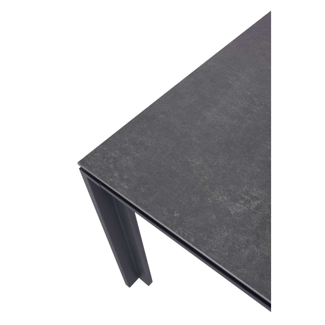 Taste 4SO Tosca dining antraciet + Optimum uitschuiftafel keramiek 220-280-340 cm