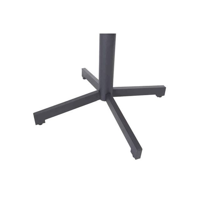 Taste 4SO Barista dining antraciet + Fiesta teak tafel 90×90 cm