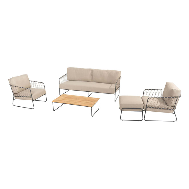 Taste 4SO Prego 3-zits lounge bank incl. 3 kussens