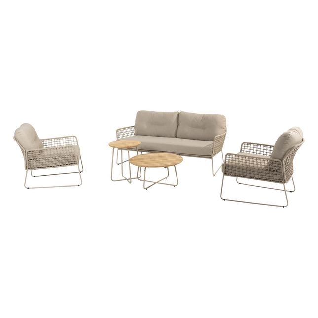 4 Seasons Outdoor Taste 4SO Albano loungeset + Verdi salontafels