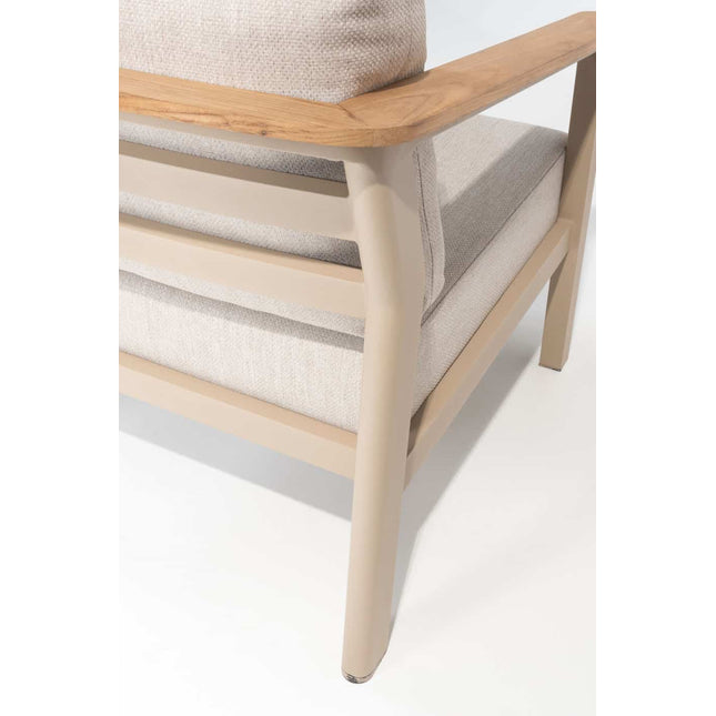 Taste 4SO Olivia loungeset 3-zits lounge bank + 2x lounge stoel + voetenbank