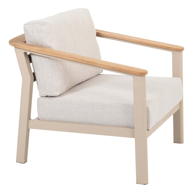 Taste 4SO Olivia loungeset 3-zits lounge bank + 2x lounge stoel + voetenbank