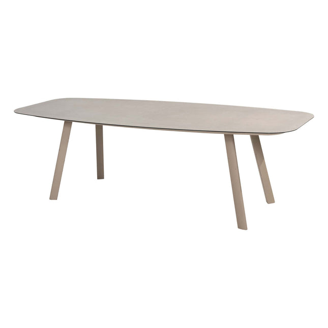 Taste 4SO Sienna dining + Manolo tafel latte met geprint keramiek tafelblad 240 cm