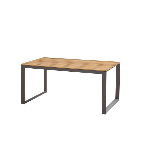 Taste 4SO Heritage teak tafel 160 cm matt carbon