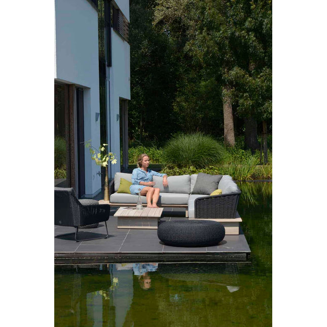 4 Seasons Outdoor Macaron salontafel 95 cm Ø grijs