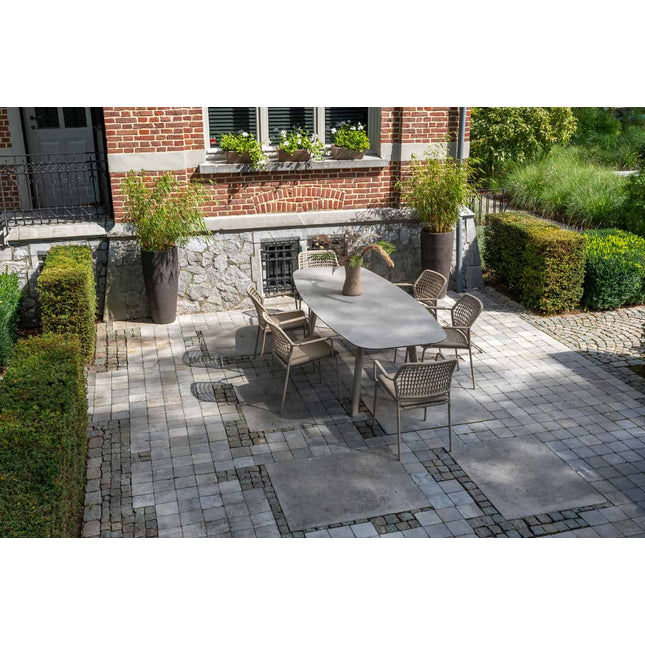 Taste 4SO Barista dining latte + Manolo tafel latte met geprint keramiek tafelblad 240 cm