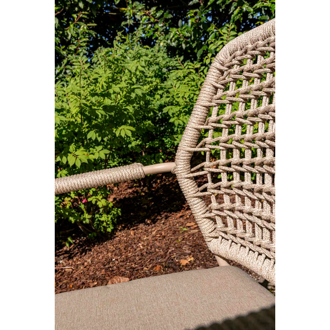 Taste 4SO Barista dining stoel latte + Liam tafel met keramisch tafelblad 240 cm