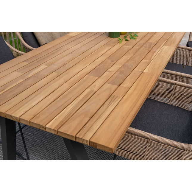 Taste 4SO Belmond dining naturel (6 st.) + Ambassador tafel 240 cm