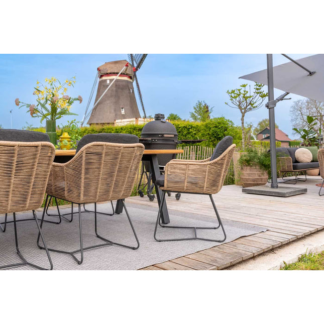 Taste 4SO Belmond dining naturel (6 st.) + Ambassador tafel 240 cm