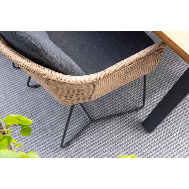 Taste 4SO Belmond dining naturel (4 st.) + Fiesta tafel 90 cm