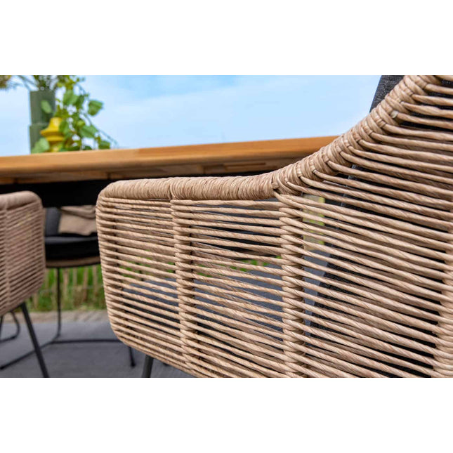 Taste 4SO Belmond dining naturel (4 st.) + Fiesta tafel 90 cm