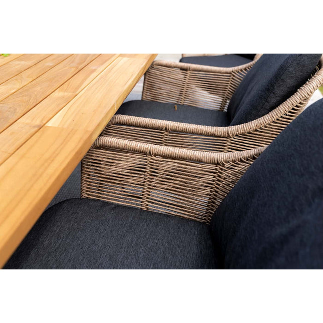 Taste 4SO Belmond dining naturel (6 st.) + Ambassador tafel 240 cm