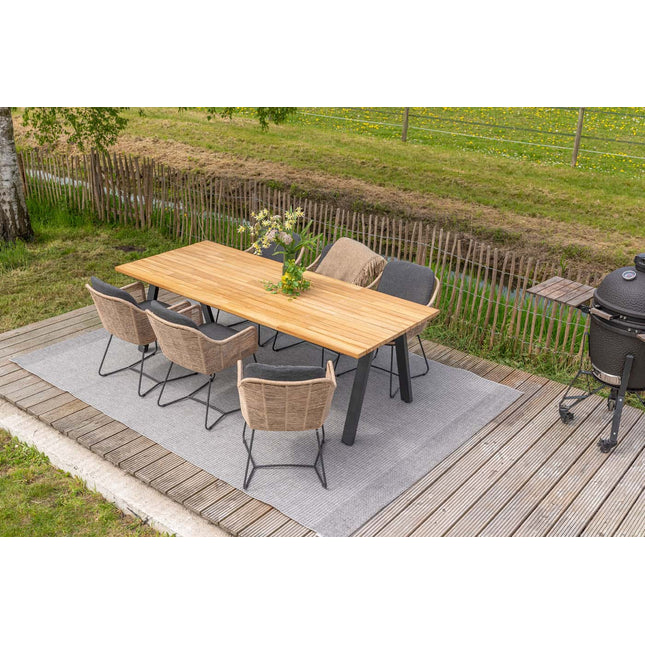 Taste 4SO Belmond dining naturel (6 st.) + Ambassador tafel 240 cm