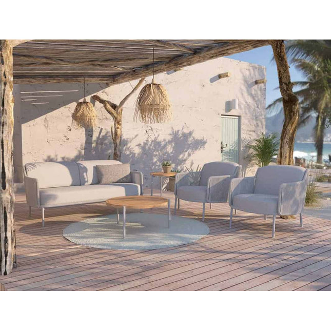 4 Seasons Outdoor Yoga salontafel frost grey Ø 73 cm