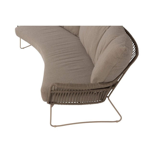 4 Seasons Outdoor Botanic organische 3-zits lounge bank incl. 3 kussens