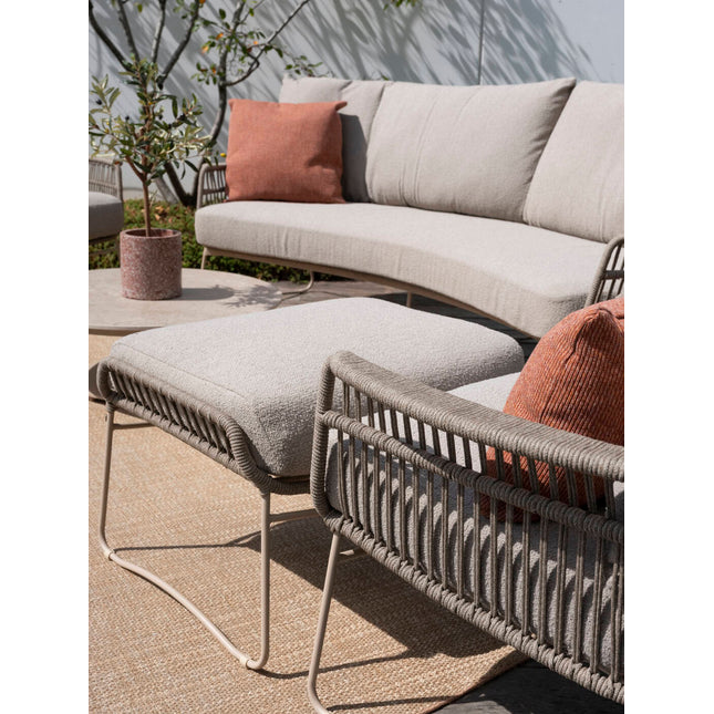 4 Seasons Outdoor Botanic loungeset zonder salontafel + voetenbank