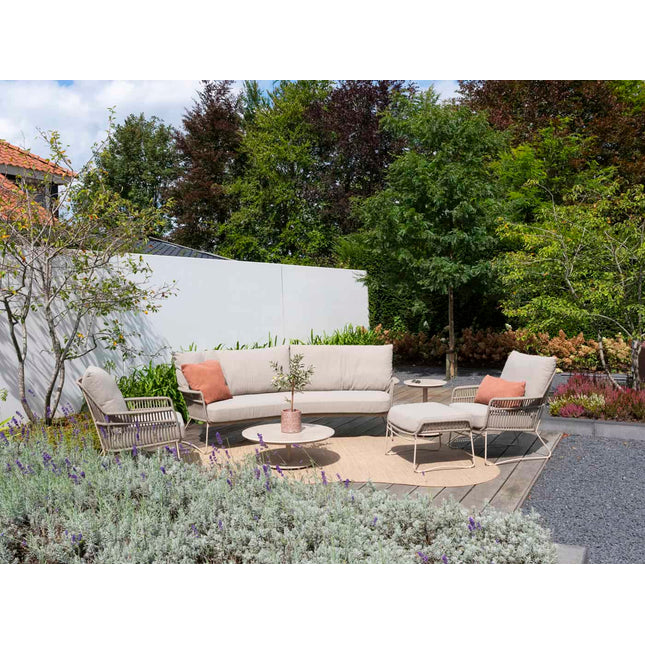 4 Seasons Outdoor Botanic loungeset zonder salontafel + voetenbank