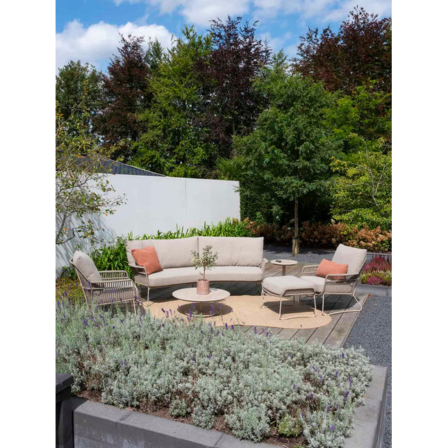 4 Seasons Outdoor Botanic organische 3-zits lounge bank incl. 3 kussens