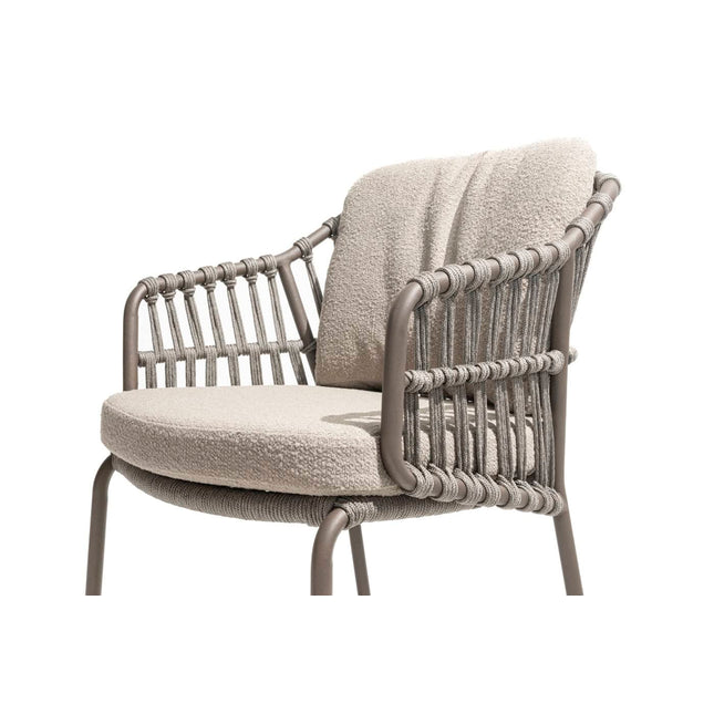 4 Seasons Outdoor Capalbio high dining stoel incl. 2 kussens