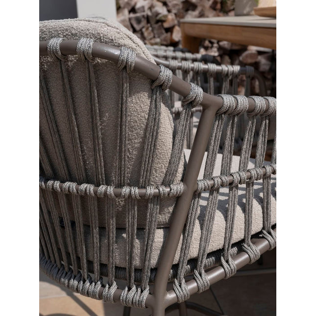 4 Seasons Outdoor Capalbio high dining stoel incl. 2 kussens