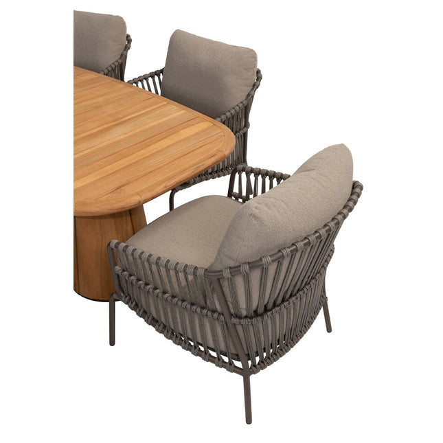 4 Seasons Outdoor Capalbio low dining stoel incl. 2 kussens