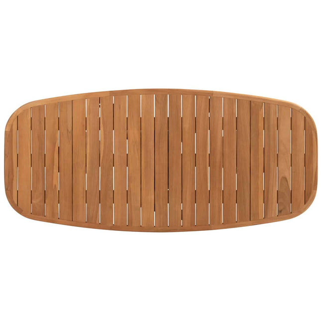 Taste 4SO Capri tafel barrel-vorm teak 240 x 110 cm