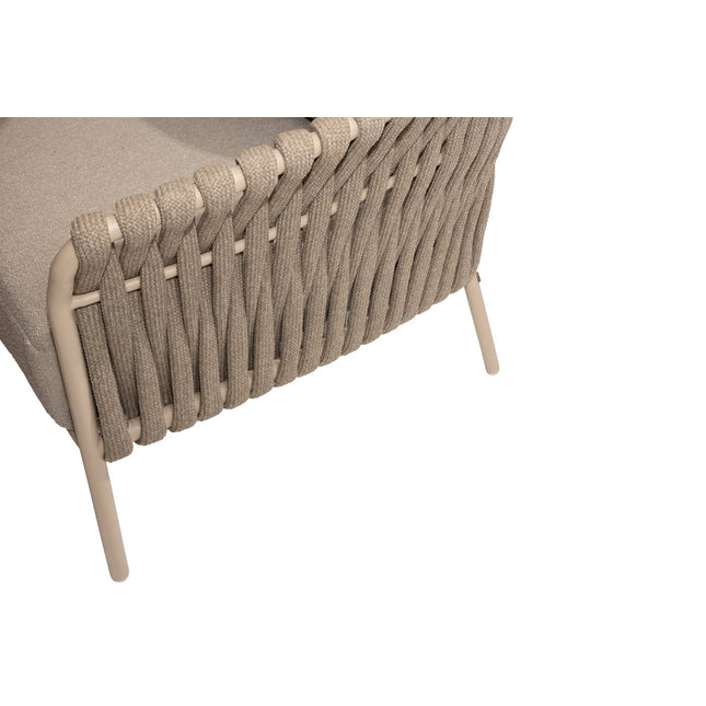 4 Seasons Outdoor Comino loungebank + low dining stoel