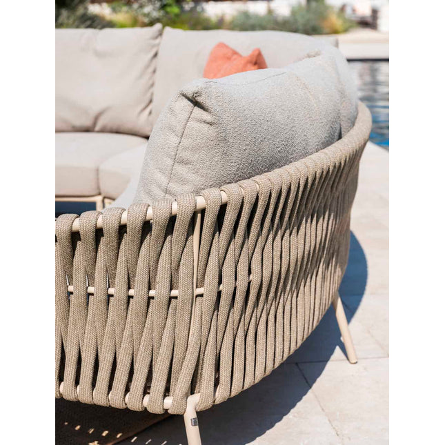 4 Seasons Outdoor Comino loungebank + low dining stoel