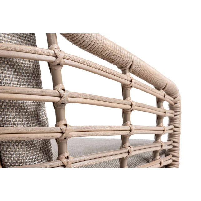 4 Seasons Outdoor Como loungeset harvest + voetenbank + Finn salontafels