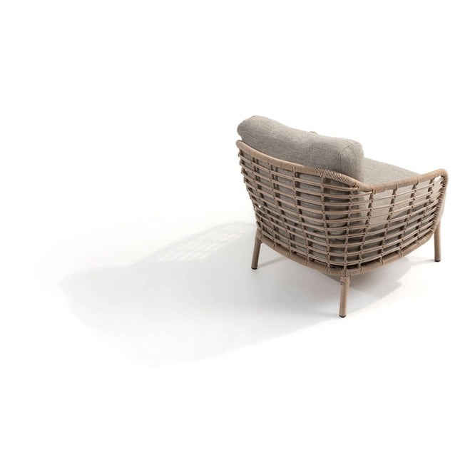 4 Seasons Outdoor Como loungeset harvest + voetenbank + Verdi salontafels