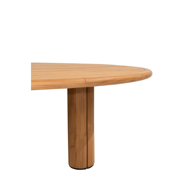 4 Seasons Outdoor Tess dining + Taste 4SO Corsica tafel teak 160 Ø cm