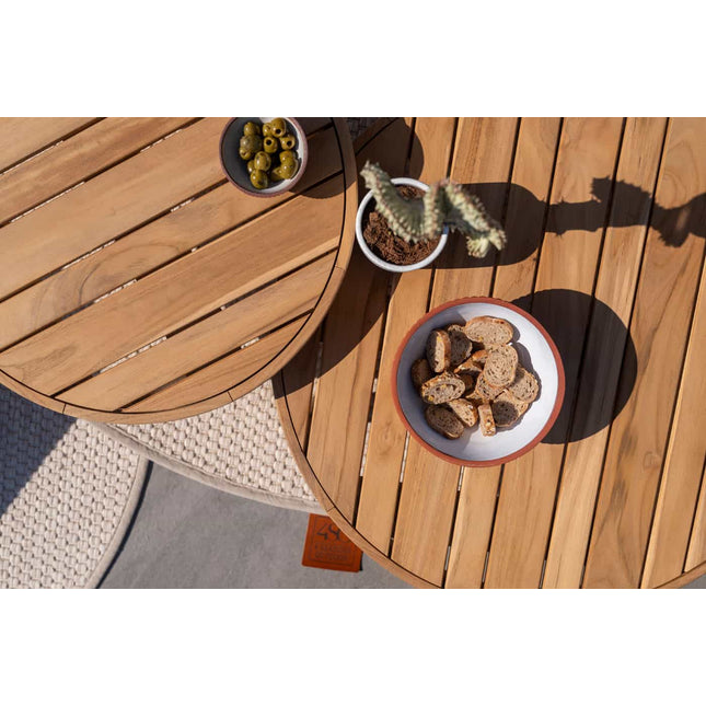4 Seasons Outdoor Finn salontafel teak 60 cm. Ø (H 32)