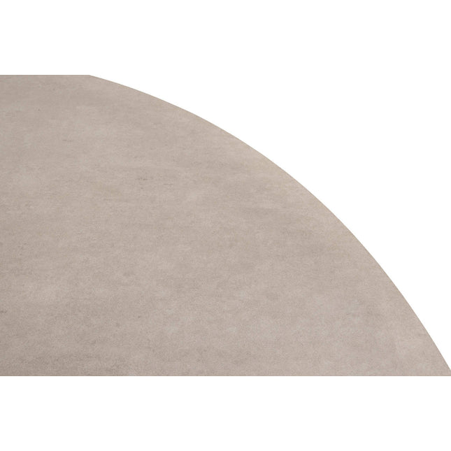 Taste 4SO Parma stapelbare dining latte + Donato tafel 160 Ø cm latte