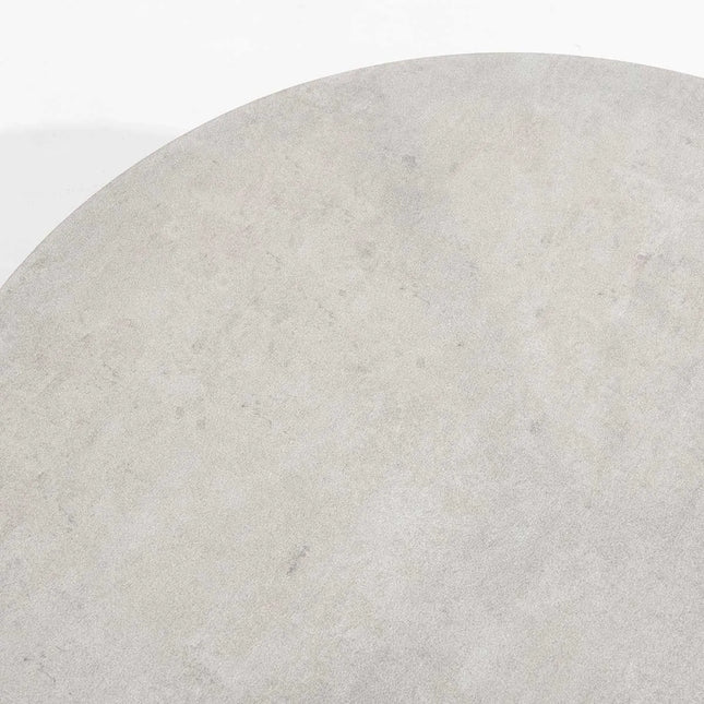 Taste 4SO Emma set van 2 salontafels latte, 65 en 80 cm. Ø  printed keramiek / teak top