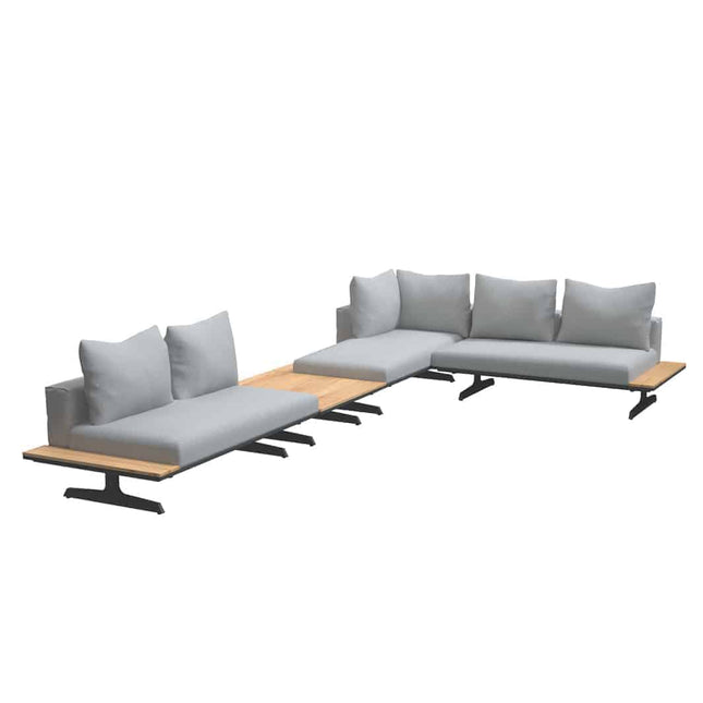 4 Seasons Outdoor Endless salontafel teak 95 x 95 x 30 cm.