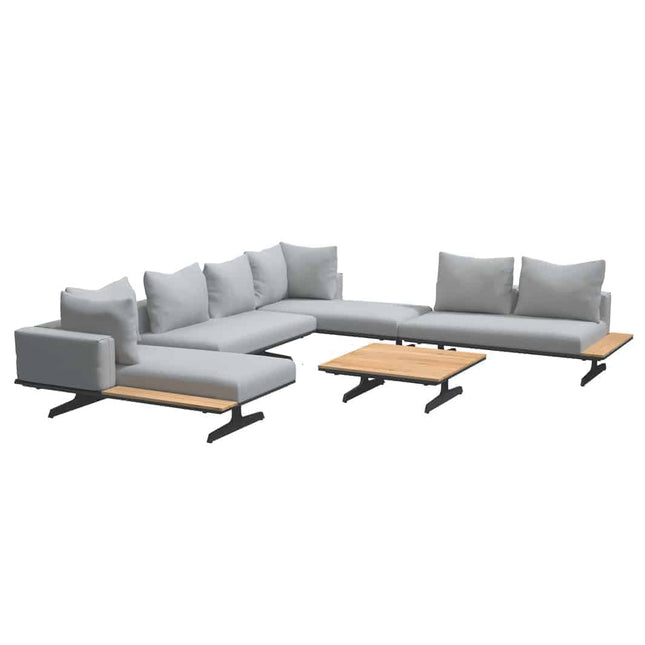 4 Seasons Outdoor Endless salontafel teak 95 x 95 x 30 cm.