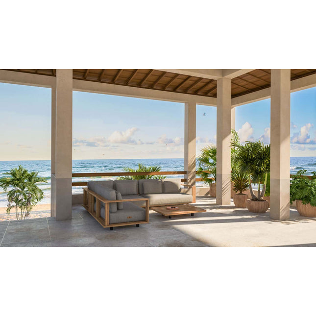 4 Seasons Outdoor Eternity loungeset links + Metropolitan salontafel 120 cm