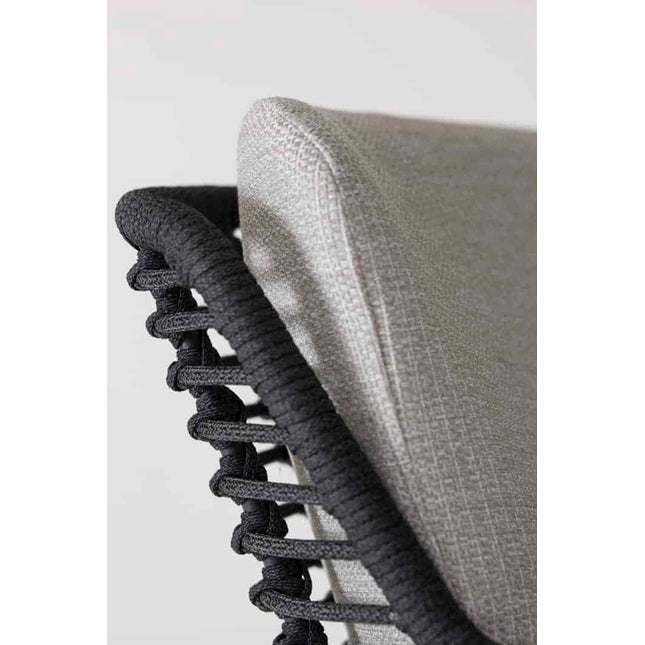 4 Seasons Outdoor Fabrice dining antraciet + Privada tafel ovaal HPL blad 240 cm