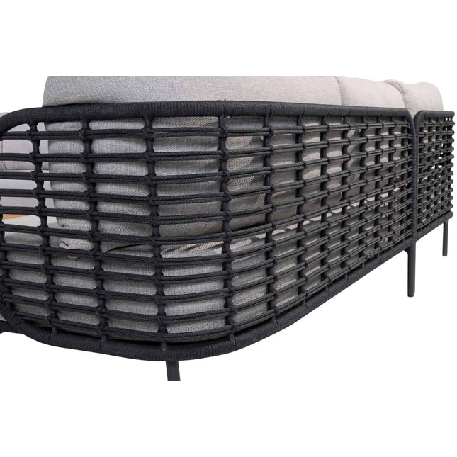 4 Seasons Outdoor Fabrice loungeset + center + Verdi salontafels